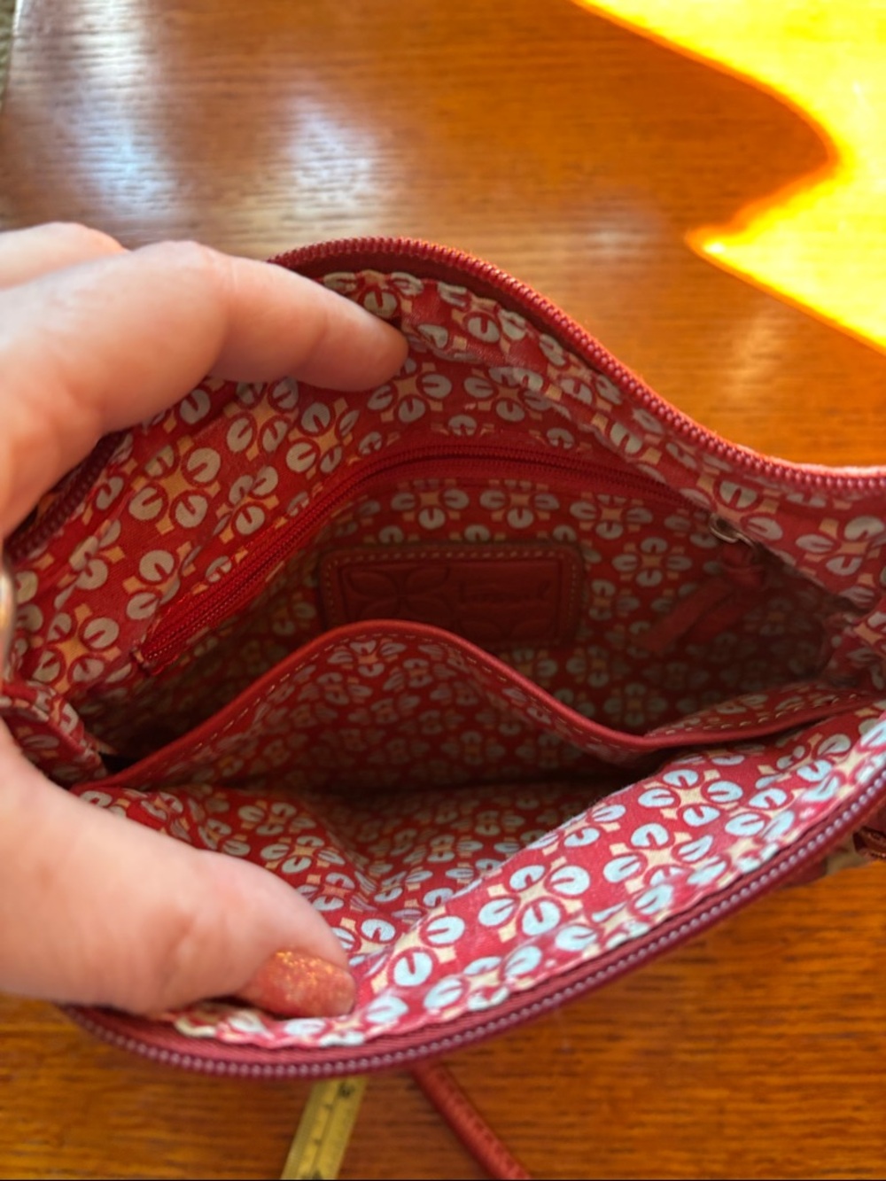 FOSSIL Shoulder purse. Small. Floral design. Cross body. - Picture 6 of 10